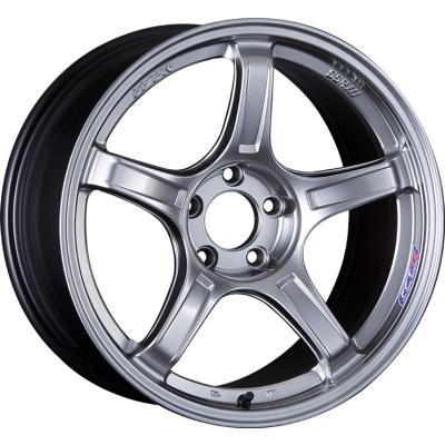 18インチ シルバーホイール 5本スポーク 18インチ ホイール 5本スポーク（SSR／自動車）（色：シルバー系