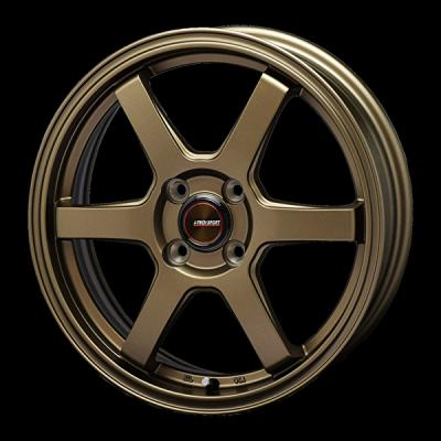 TRYALPHA J-TECH S-6 16インチ 6.0J +40 4-100 ブロンズ 4本で送料無料