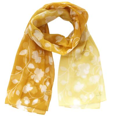 Sybilla 花柄 UVカットスカーフ新品タグ付き約74×34 シビラ スカーフの