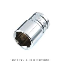 SK11 ソケット 差込角6．35 2面幅12MM S2-12 （7282800） 送料区分A 代引不可・返品不可 | ハンズマン