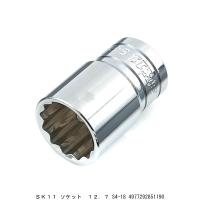 SK11 ソケット 差込角12．7MM 2面幅18MM S4-18 （7283407） 送料区分A 代引不可・返品不可 | ハンズマン