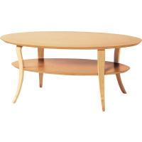センターテーブル 積層合板 天然木化粧繊維板(ビーチ) ラッカー塗装 ナチュラル NET-406NA | ハンディハウス