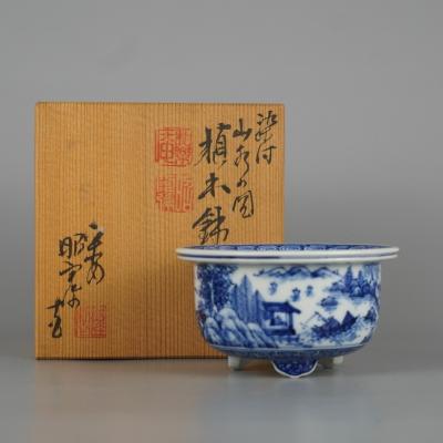染付 植木鉢のおすすめ人気商品一覧 通販 - Yahoo!ショッピング