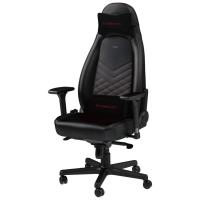 noblechairs [NBL-ICN-PU-BRD-SGL] ICON ワーキングチェア レッドステッチ | TT-Mall