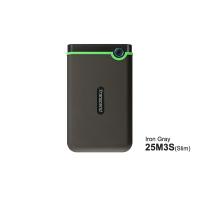 トランセンドジャパン [TS2TSJ25M3S] 2TB Slim StoreJet2.5” M3S Portable USB3.1 Gen1  Iron Gray | TT-Mall
