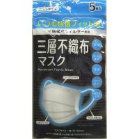 ノベルティ 記念品　三層不織布マスク5枚入り　普通サイズ　 卸売り/配布用 | 業種別ノベルティ・販促品専門店