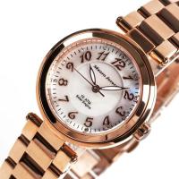 レディース腕時計 マウロジェラルディ MauroJerardi ウォッチ ソーラー 女性用腕時計 防水 電池交換不要 シェル文字盤 