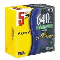 SONY 3.5型MOディスク 5枚 640MB Windowsフォーマット 5EDM-640CDF | 川西ストア