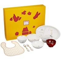 NARUMI(ナルミ) 子供用 食器セット ブレーメン ブルー 9点セット まんてんセット すくいやすい食器 出産祝い お食い初め 離乳食 ギフ | 川西ストア