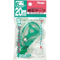 ぺんてる 修正テープ20m(つめかえタイプ) 緑 XZT506W 6mm | 川西ストア