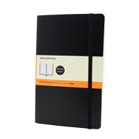 モレスキン(Moleskine) ノート クラシック ノートブック ソフトカバー 横罫 ラージサイズ(横13cm×縦21cm) ブラック QP6 | 川西ストア