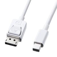 サンワサプライ Mini-DisplayPort 変換ケーブル 1.0m ホワイト KC-DPM1W | 川西ストア