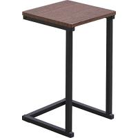 アイリスオーヤマ テーブル サイドテーブル コの字型デザイン 木目調 ブラウンオーク/ブラック 幅約29×奥行約29×高さ約52.2cm SDT | 川西ストア