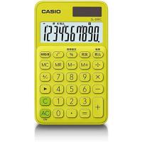 カシオ カラフル電卓 ライムグリーン 10桁 手帳タイプ SL-300C-YG-N | ハッピーラッキー14