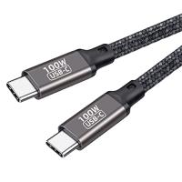 USB Type C ケーブル 2M 【PD対応 100W/5A急速充電】 USB C to USB C タイプc ケーブル 高耐久ナイロン編み | ハピネスストア