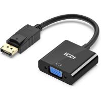 ICZI Displayport VGA変換アダプタVGA 変換ケーブル ディスプレイポート VGA 変換アダプタ 最大解像度 1920×1080サポート MacBook Pro Microsoft Su | ハピネスストア