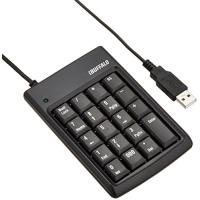 iBUFFALO テンキーボード USB接続 16mmピッチ ブラック BSTK01BK | ハッピースクエア