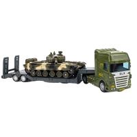TOMMYFIELD トレーラー 戦車 おもちゃ プレゼント 子供 子ども 男の子 ミニカー | ハッピースクエア