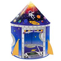 Nicecastle キッズテント ロケット玩具 テントハウス 子供テント インディアンテント スペースプレイテント 宇宙船のテント 屋内と屋外 収納 | ハッピースクエア