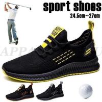 メンズ ゴルフシューズ 軽量 厚底 幅広 3E 歩きやすい 運動靴 スポーツ 