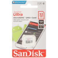 SanDisk Ultra 32GB 100MB/s UHS-I Class 10 MicroSDHC Card SDSQUNR-032G- | Haru Online shop