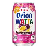 オリオンビール　酎ハイ　WATTA (ワッタ)　パッションフルーツ　5％ 　350ml×24本　１ケース　 | 奄美の黒糖焼酎はるやま酒店