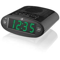 GPX C303B Dual Alarm Clock AM/FM Radio with Time Zone/Daylight Savings Control (Black) by DPI [並行輸入品] | 輸入雑貨 HASインターナショナル