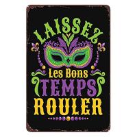ヴィンテージ Laissez Les Bons Temps Rouler Mardi Gras 看板 ウォールアート装飾 Let The Good Times Roll メタル 【並行輸入品】 | 輸入雑貨 HASインターナショナル