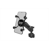 RAM MOUNTS(ラムマウント) Xグリップ S ＆バーマウントベース M セット 標準アーム φ19.05-25.4mm対応 1インチボール RAM-B-408-75-1-UN7U | NB・バイク用品はとや