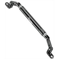 バイクパーツ ハンドル カエディア ダブルウィッシュミラーバー KDR-HB6-BK | NB・バイク用品はとや