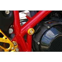 バイク BABYFACE ベビーフェイス フレームキャップ BLK 2pc DUCATI Monster821 1200 005-D0024BK 取寄品 セール | NB・バイク用品はとや