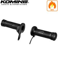 電熱グリップハンドル バッテリー使用 温度調節可能 08-300     KOMINE コミネ 12V グリップヒーターDX EK-300 取寄品 | NB・バイク用品はとや