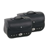 HEPCO&amp;amp;BECKER(ヘプコアンドベッカー) サイドレザーバッグ ネバダ C-Bowサイドキャリア用 左右セット 620405 ブラック | ヘルメット・バイク用品はとや