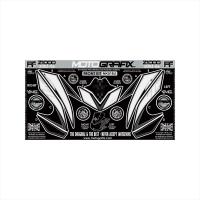 バイクパーツ アクセサリー モトグラフィックス ボディパッド FRONT MT-NK018U | ヘルメット・バイク用品はとや