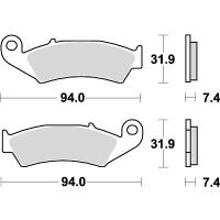 バイク KITACO キタコ SBSブレーキパッド 603HF XLR250R BAJA 777-0603000 取寄品 セール | ヘルメット・バイク用品はとや