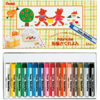 ぺんてる くれよん 布描き PTS4-16 16色 | 葉月Yahoo!店