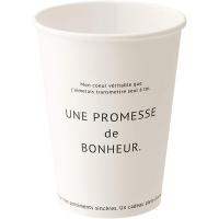 ヘッズ 紙カップ 直径7.7×9.8cm ホワイト 白 100個 容量:約270ml HEADS BNR-CUW3 直径7.7cm | 葉月Yahoo!店