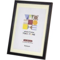 ナカバヤシ ツートン フォトフレーム A4・B5 ブラック F-TMS-411-D A4判/B5判 | 葉月Yahoo!店