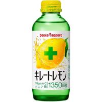 ポッカサッポロ キレートレモン155ml ×24本(6本×4パック) | 葉月Yahoo!店