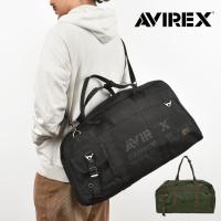 ボストンバッグ 旅行 メンズ アビレックス ショルダーバッグ AVIREX 防水 2way 大容量 大きめ 1 2泊 30L レディース ミニタリー カジュアル カーキ 黒 送料無料 | hauhau