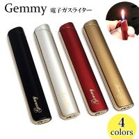 ガスライター ジェミー 可愛い スリム  ガス注入式 ピンクゴールド ブラック シルバー レッド Gemmy スライド着火式 おしゃれ コンパクト