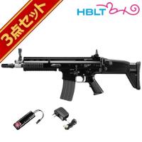 フルセット 東京マルイ SCAR-L CQC ブラック 次世代電動ガン バッテリー 充電器セット | HBLT