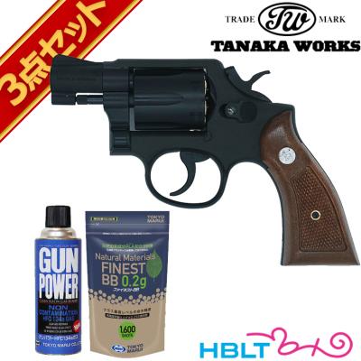 ポリスリボルバー　セット マルシン] ポリスリボルバー 2インチ 51ミリ銃身 マットブラック