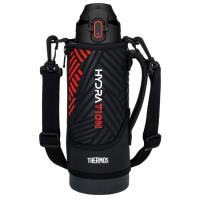 真空断熱 スポーツボトル （保冷専用） 1,000ml ブラックオレンジ FJS-1000F BKOR (水筒 ワンタッチ ストラップ付 部活 スポーツボトル 保冷 サーモス) 爆買 | DIY.com