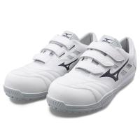 ミズノ オールマイティ ワークシューズ 26.5cm ホワイト×ネイビー TDII 22 L F1GA230101265 (ワーキング スニーカー 作業靴 ユニセックス ベルト靴 軽量) | DIY.com