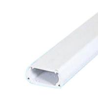 ABSモール 壁用 テープ付 2号 1m ホワイト  (配線モール 電設資材 電気配線 工事用配線 ケーブル エルパ ELPA) | DIY.com