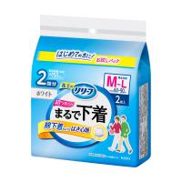 リリーフ 紙パンツ2回分 超薄型まるで下着 M〜L お試しパック (2枚入)  花王 [シニア 大人用おむつ] | DIY.com