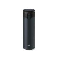 アスベル 真空断熱携帯タンブラー 500ml (ブラック) (マグボトル 黒 水筒 直飲み 保温 保冷 真空断熱 魔法瓶 ステンレス パッキン一体 シンプル 新生活 ASVEL) | DIY.com