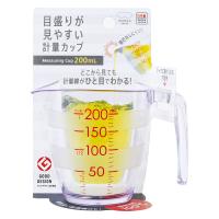 目盛りが見やすい計量カップ 200ml K649CL マーナ [計量容器 量りやすい 見えやすい 持ちやすい クッキングツール キッチン用品 marna ] 爆買 | DIY.com