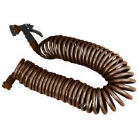 コイルホース 15M SCH-15BR 藤原産業 [園芸用品 散水用品 散水セットホース] 爆買 | DIY.com